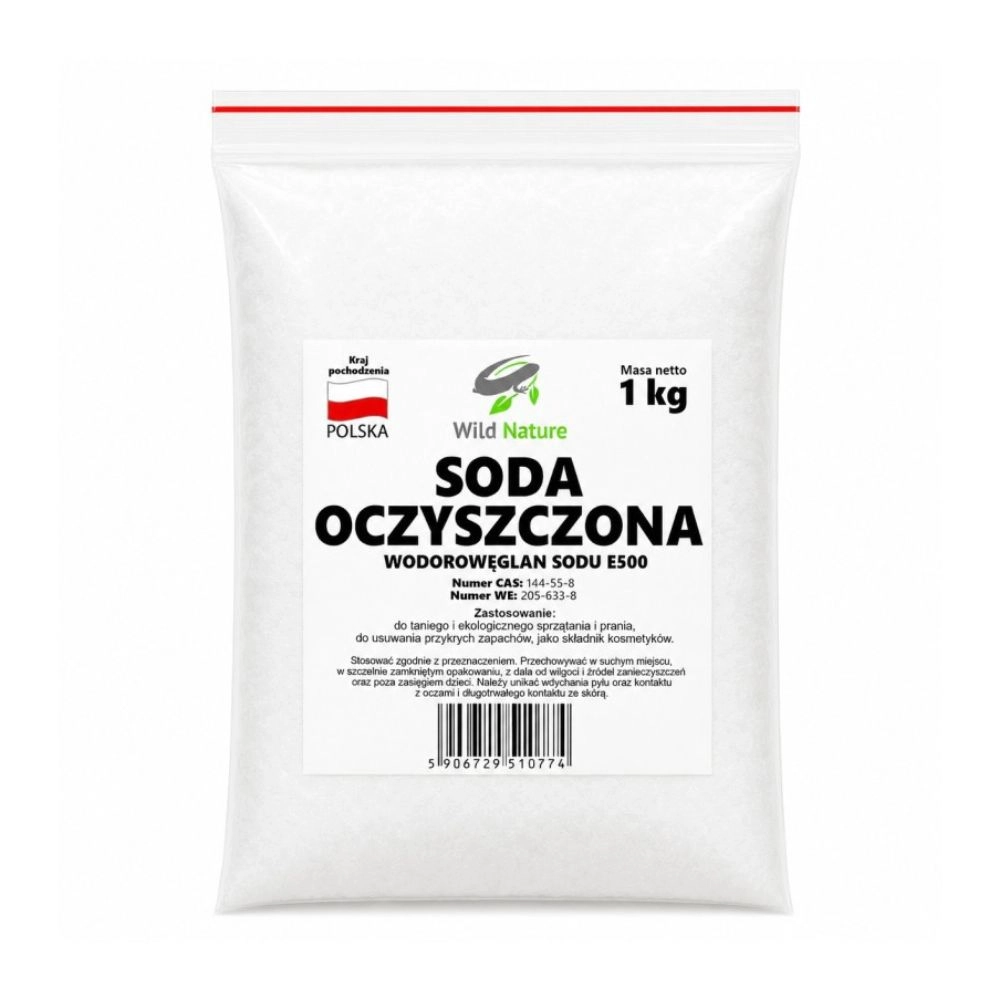 Soda oczyszczona - wodorowęglan sodu | Wild Nature