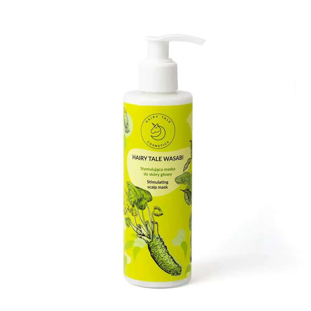 Stymulująca maska do skóry głowy Wasabi | Hairy Tale Cosmetics
