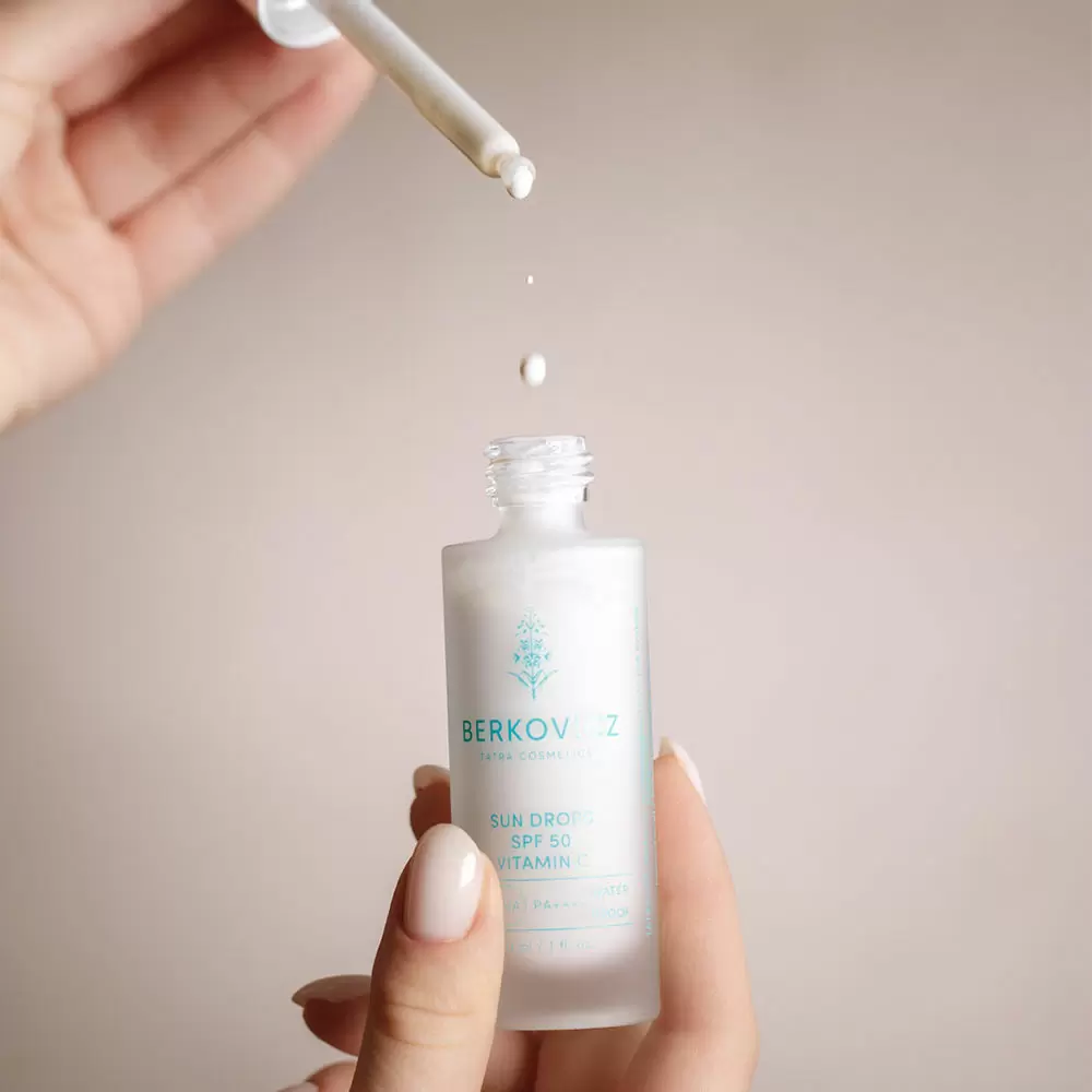 Serum ochronne SPF 50 do twarzy z witaminą C wodoodporne | Berkovicz