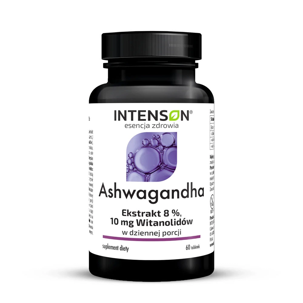 Suplement diety - Ashwagandha 10 mg witanolidów | Intenson