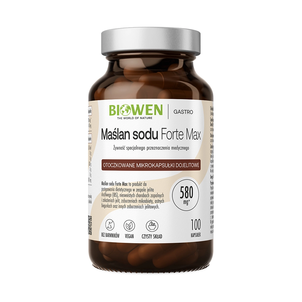 Suplement diety - Maślan Sodu Forte Max | Biowen