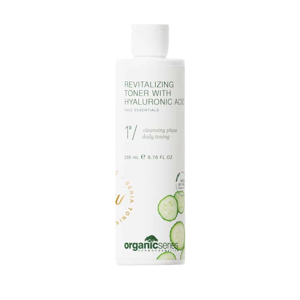Tonik rewitalizujący z żeń-szeniem i kwasem hialuronowym REVITALIZING TONER | Organic Series