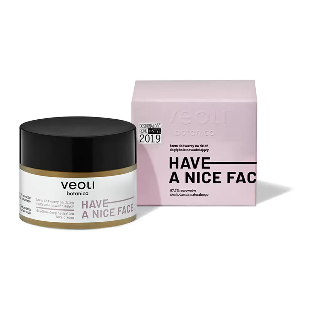 Krem do twarzy na dzień dogłębnie nawadniający HAVE A NICE FACE | Veoli Botanica