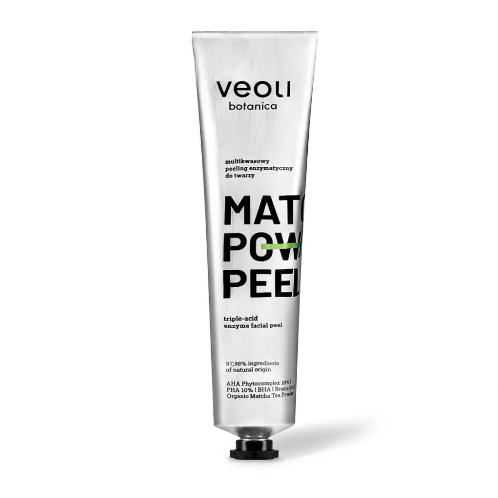 Multikwasowy peeling enzymatyczny MATCHA POWER PEEL | Veoli Botanica