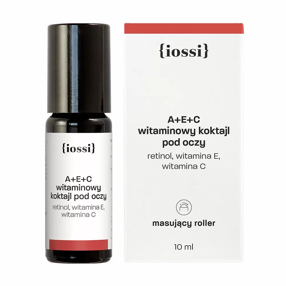 Witaminowy koktajl pod oczy na noc z retinolem oraz witaminami E i C | iossi
