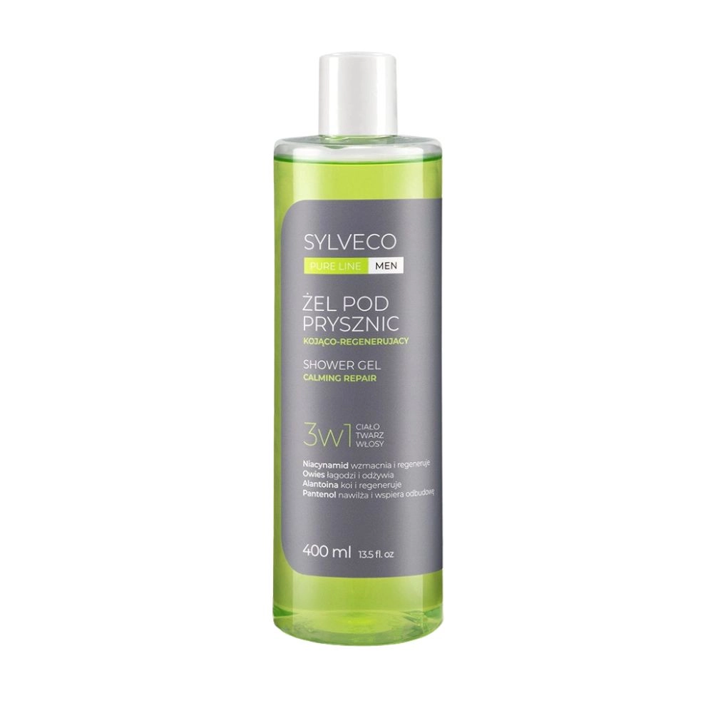 Żel kojąco - regenerujący pod prysznic  3w1 PURE LINE | Sylveco