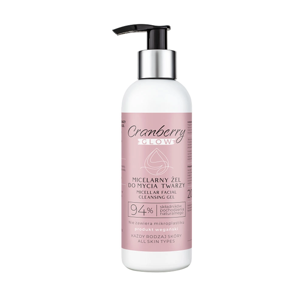 Żel micelarny do mycia twarzy | Cranberry Glow