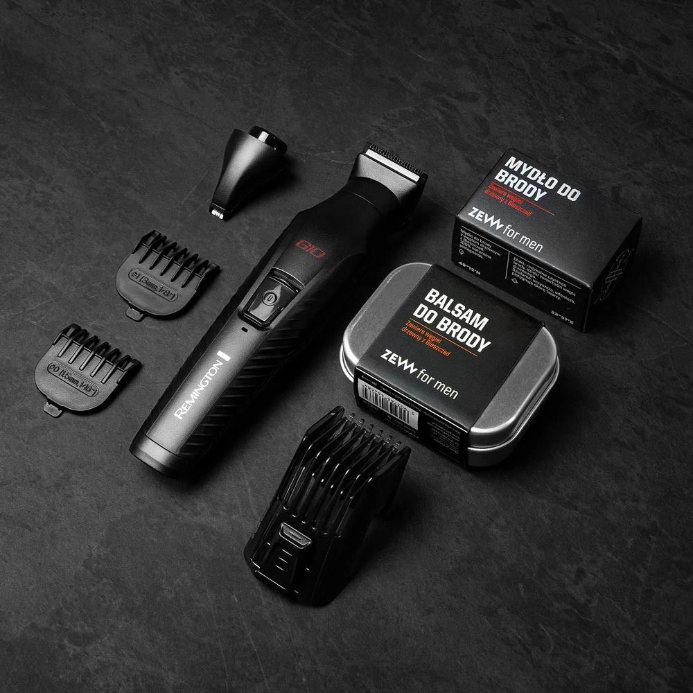 Zestaw do golenia Graphite G10 - ZEW x Remington | ZEW for men