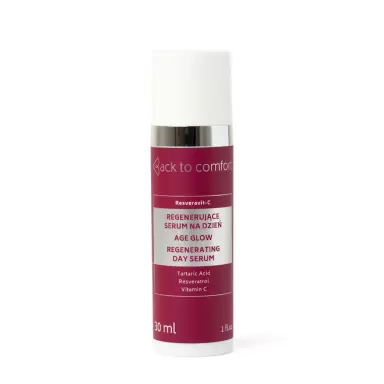 Regenerujące serum na dzień AGE GLOW Resveravit-C | Back to comfort