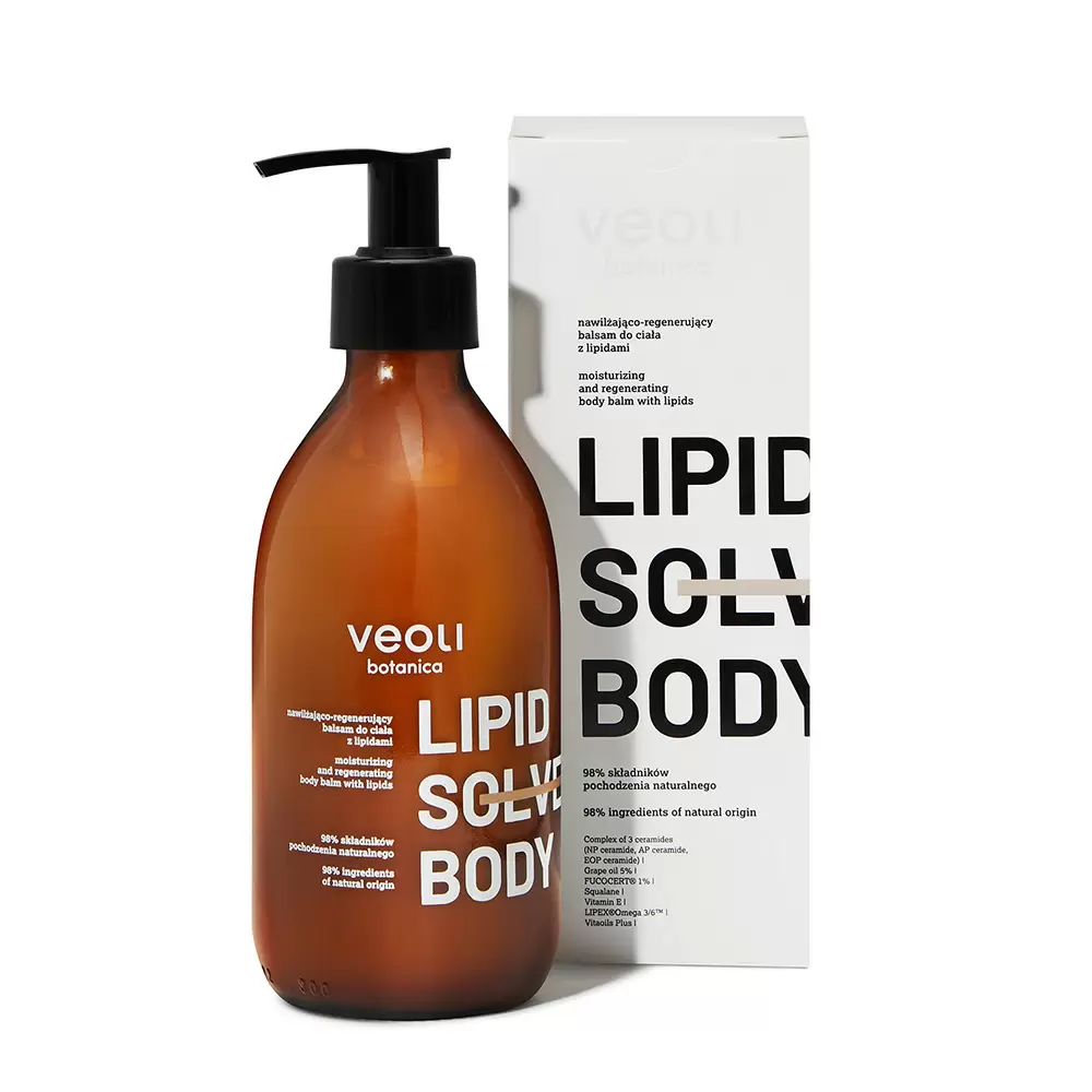 Balsam do ciała nawilżająco - regenerujący z lipidami LIPID SOLVE BODY | Veoli Botanica
