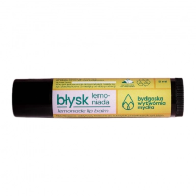 Balsam do ust Błysk lemoniada LIPSTICK | Bydgoska Wytwórnia Mydła