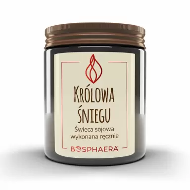 Sojowa świeca zapachowa Królowa Śniegu | Bosphaera