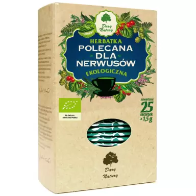 Herbata polecana dla Nerwusów | Dary Natury