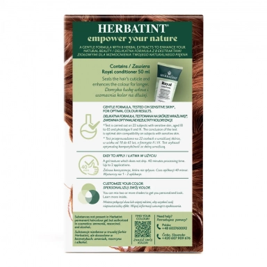 Farba do włosów 7R MIEDZIANY BLOND seria MIEDZIANA | Herbatint
