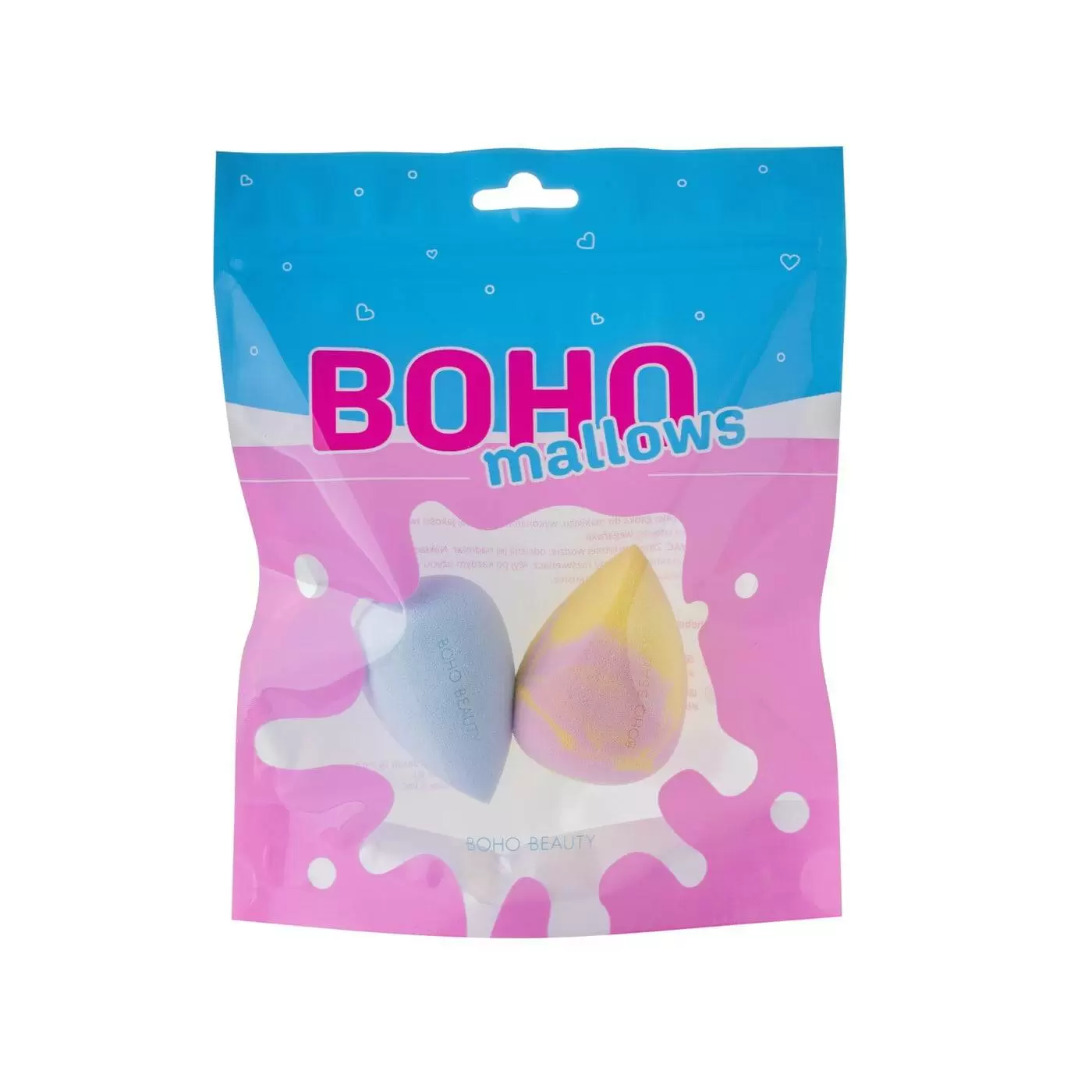Gąbki do makijażu Zestaw Bohomallows Pink Lemon + Spun Sugar | Boho Beauty
