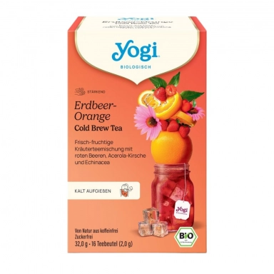 Herbata Cold Brew Truskawa-Pomarańcza | Yogi Tea