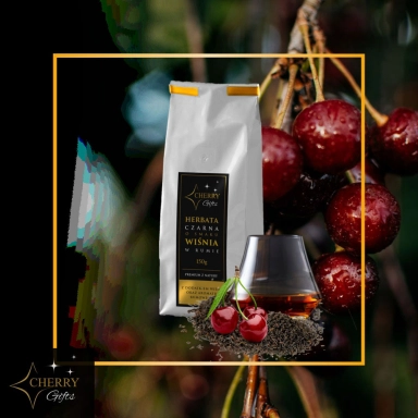 Herbata czarna o smaku wiśni w rumie | Cherry Gifts