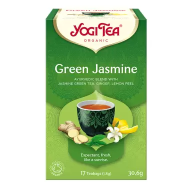 Herbata ajurwedyjska Zielona Jaśminowa GREEN JASMINE | Yogi Tea