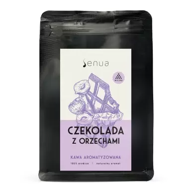 Kawa smakowa  aromatyzowana Czekolada z Orzechami - mielona | Senua