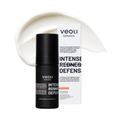 Krem bogaty odżywczo - wzmacniający z indygo, miętą i wąkrotą azjatycką INTENSE REDNESS DEFENSE | Veoli Botanica