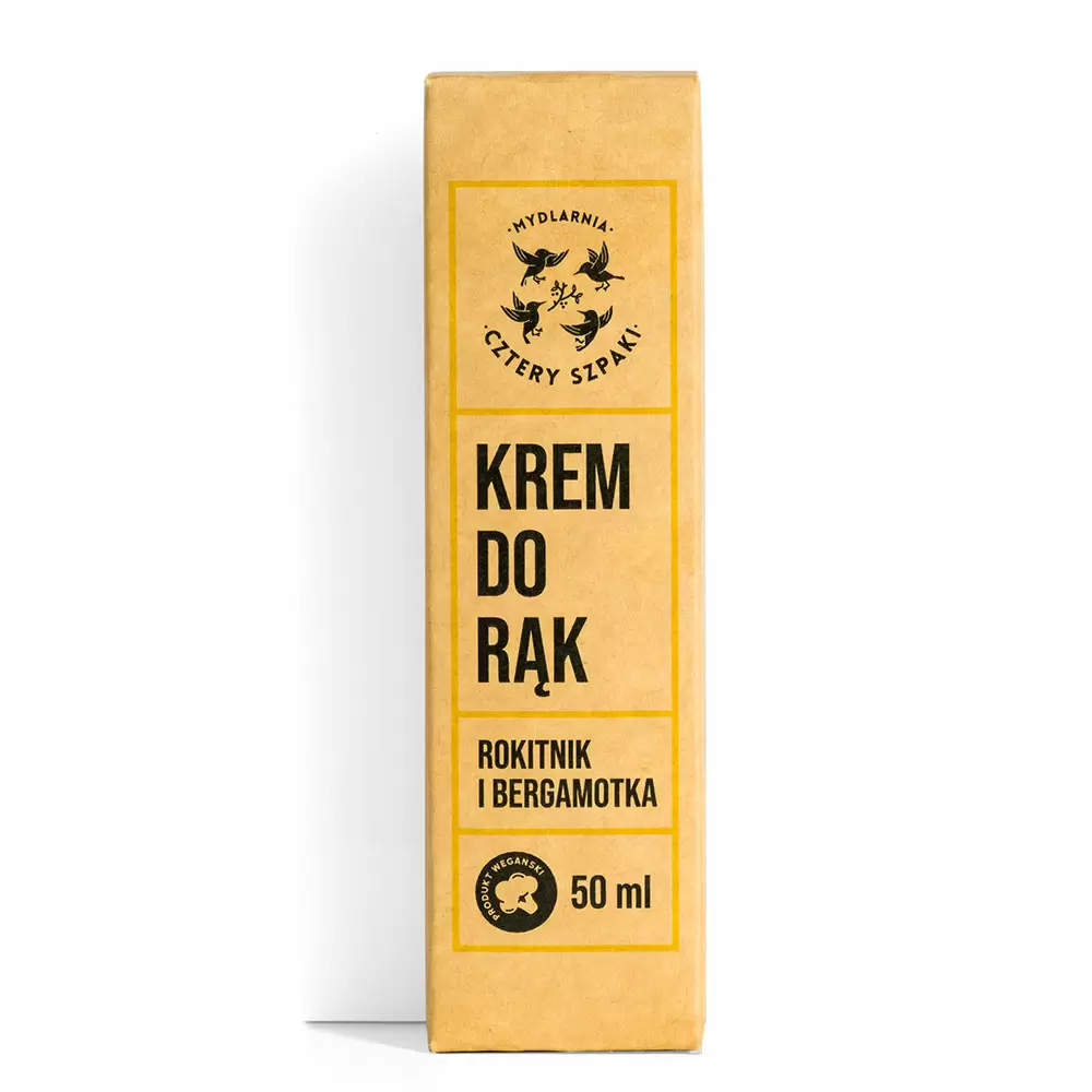 Krem do rąk Rokitnik - Bergamotka | Cztery Szpaki