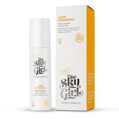 Krem do twarzy SPF 25 LADY SUNSHINE | Be The Sky Girl