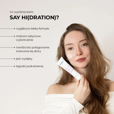 Krem lekki nawilżający Say Hi(Dration) | Veoli Botanica