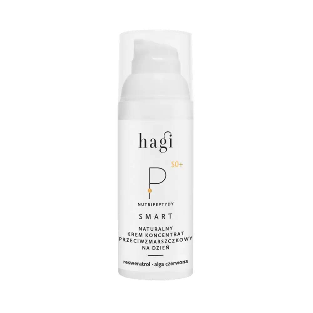 Krem przeciwzmarszczkowy na dzień z nutripeptydami SMART P | Hagi Cosmetics