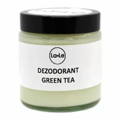 Dezodorant ekologiczny w kremie z olejkiem z zielonej herbaty 120ml (szkło) | La-Le