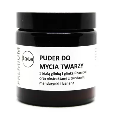 Puder do mycia twarzy - glinki i ekstrakty z owoców | La-Le