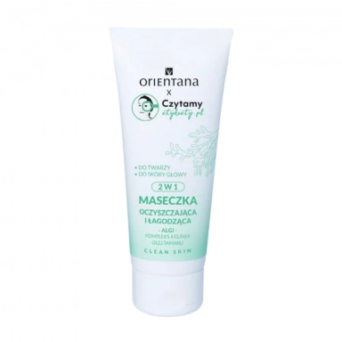 Maseczka oczyszczająca do twarzy 2w1 | Orientana