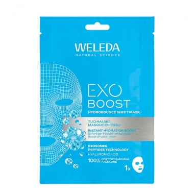 Maseczka w płachcie Exo Boost Hydrobounce | Weleda