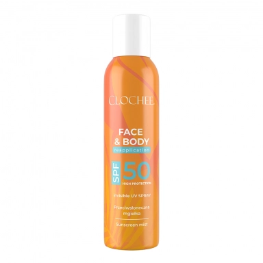 Mgiełka ochronna SPF50 do twarzy i ciała | Clochee