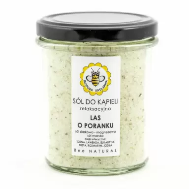 Sól do kąpieli Las o Poranku | Miodowa Mydlarnia