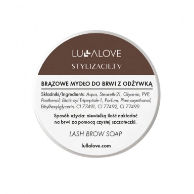 Mydło do stylizacji brwi, z odżywką x Stylizacje | LULLALOVE