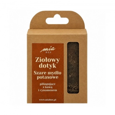 Mydło potasowe peelingujące Kawa z Cynamonem | MiaBox