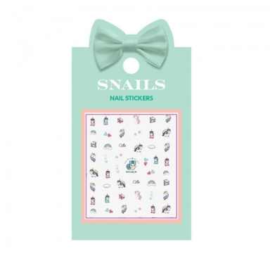 Naklejki na paznokcie Unicorn Queen | Snails