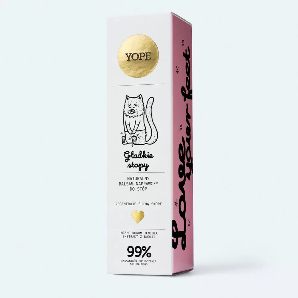 Naturalny balsam naprawczy do stóp Gładkie Stopy | Yope