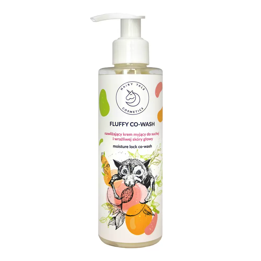 Nawilżający krem myjący do suchej skóry głowy Fluffy co-wash | Hairy Tale Cosmetics