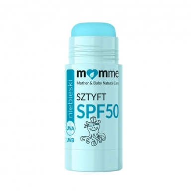 Sztyft niebieski przeciwsłoneczny SPF 50 | Momme