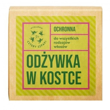 Odżywka do włosów w kostce Leśna Róża - ochronna | Cztery Szpaki
