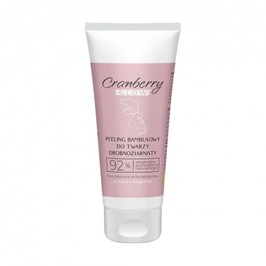 Peeling bambusowy do twarzy | Cranberry Glow