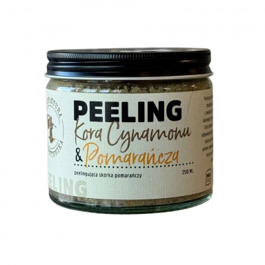 Peeling do ciała Kora cynamonu i Pomarańcza | Manufaktura Bursztynnika