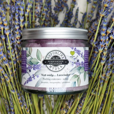 Peeling do ciała Not only... Lavender | Republika Mydła