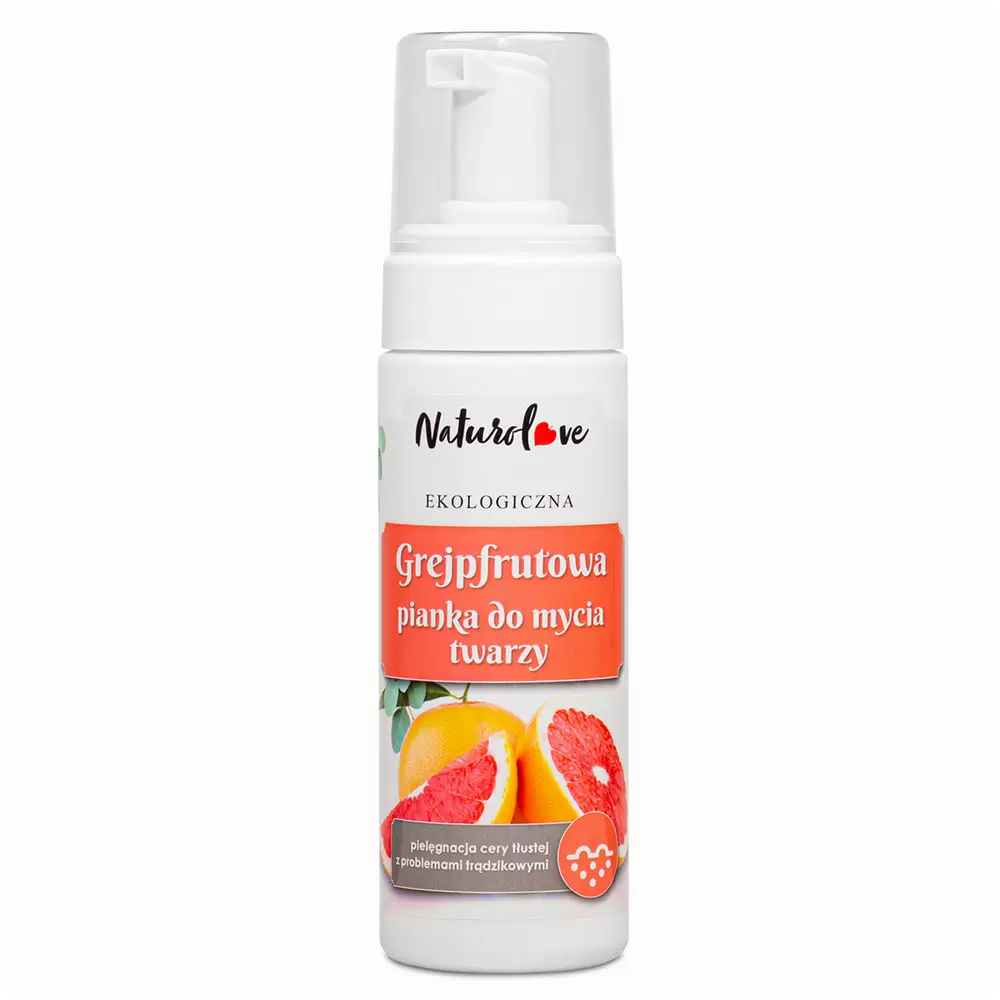 Pianka do mycia twarzy - grejpfrutowa | Naturolove
