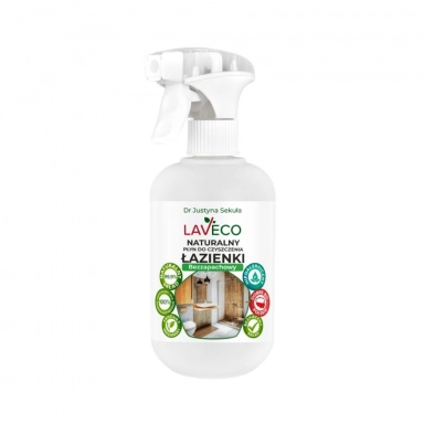 Płyn naturalny do czyszczenia łazienki - Bezzapachowy | Laveco