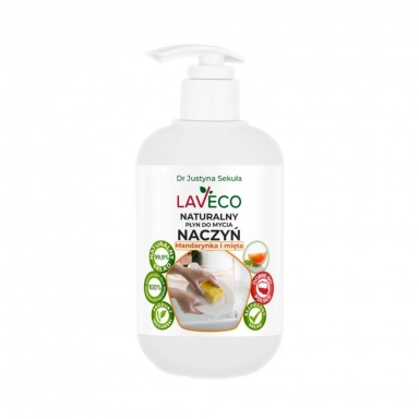 Płyn naturalny do mycia naczyń - Mandarynka Mięta | Laveco