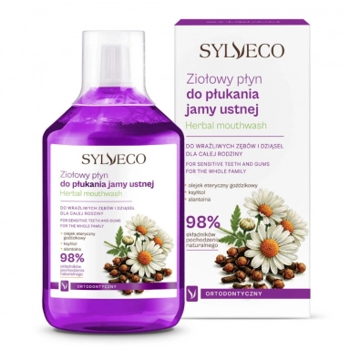 Płyn ziołowy do płukania jamy ustnej ortodontyczny | Sylveco