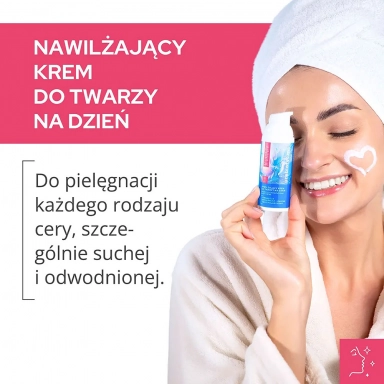Prebiotyczny Nawilżający krem do twarzy na dzień | Vianek