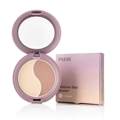Puder do konturowania twarzy Nanorevit Contour Duo | PAESE